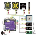 Original SpeedyBee F405 AIO 40A Bluejay 25.5x25.5 Flight Controller With ICM-42688 Gyro SPA06-003 Barometer for RC Drone